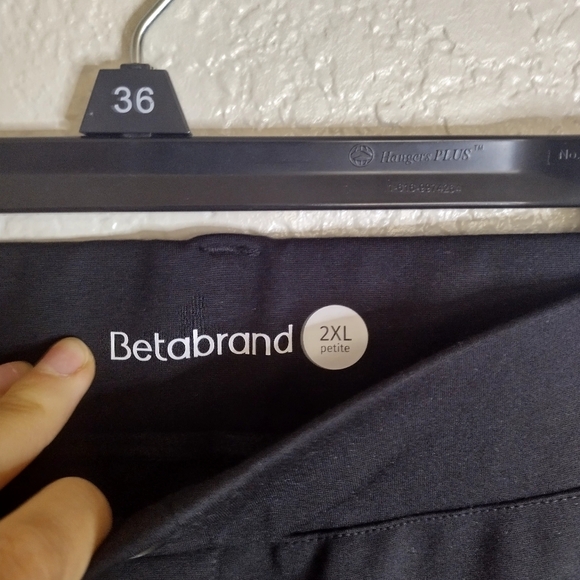 Betabrand Pants Two Pocket Dress Pant Yoga Bootcut W1550 Black Sz 2Xl Petite - Picture 4 of 10